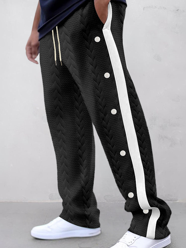 Fashion Jacquard Textured Pants