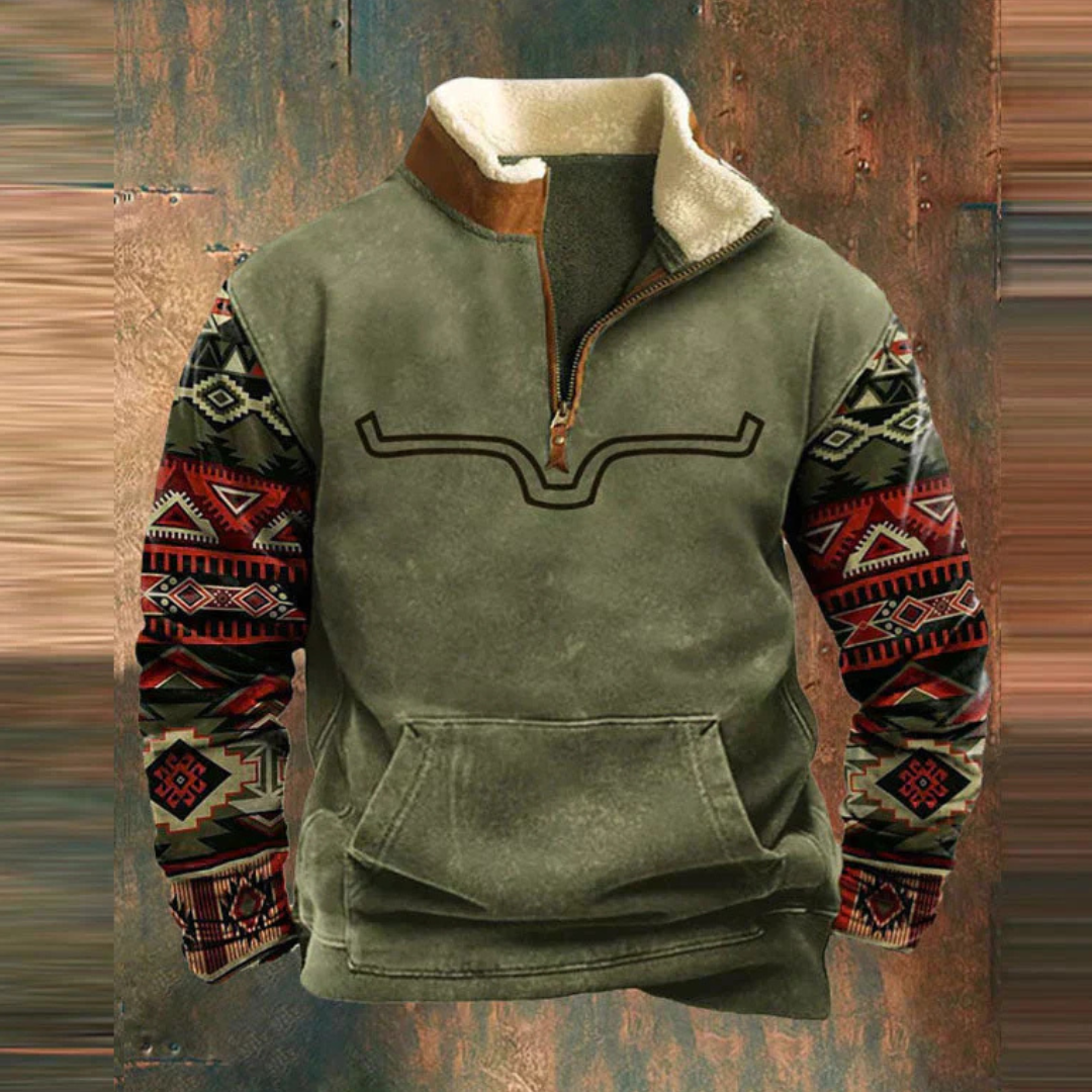 Hunter Comfortable Zip-Up Pullover for Men