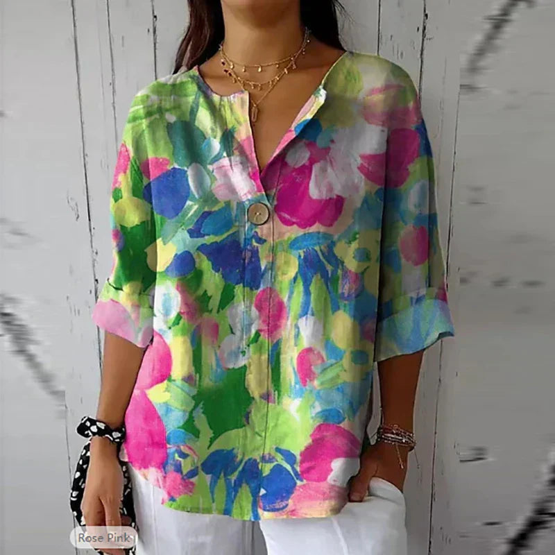 Elegant Floral Blouse