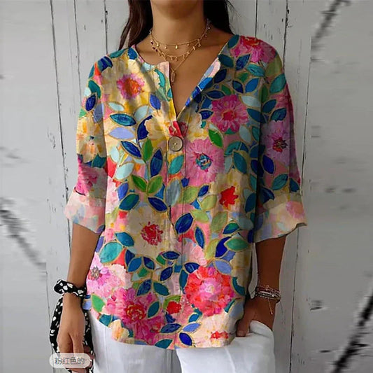 Elegant Floral Blouse