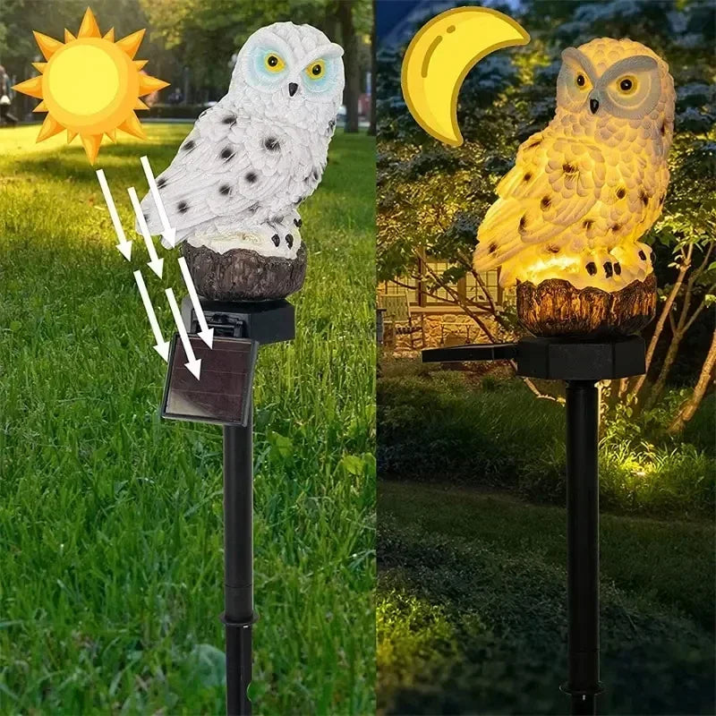 Odeiun™ Solar Powered Owl Garden Light for Outdoor Decoration