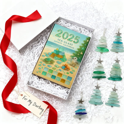 🔥🌊🎄Sea Glass Christmas Tree Advent Calendar🔥