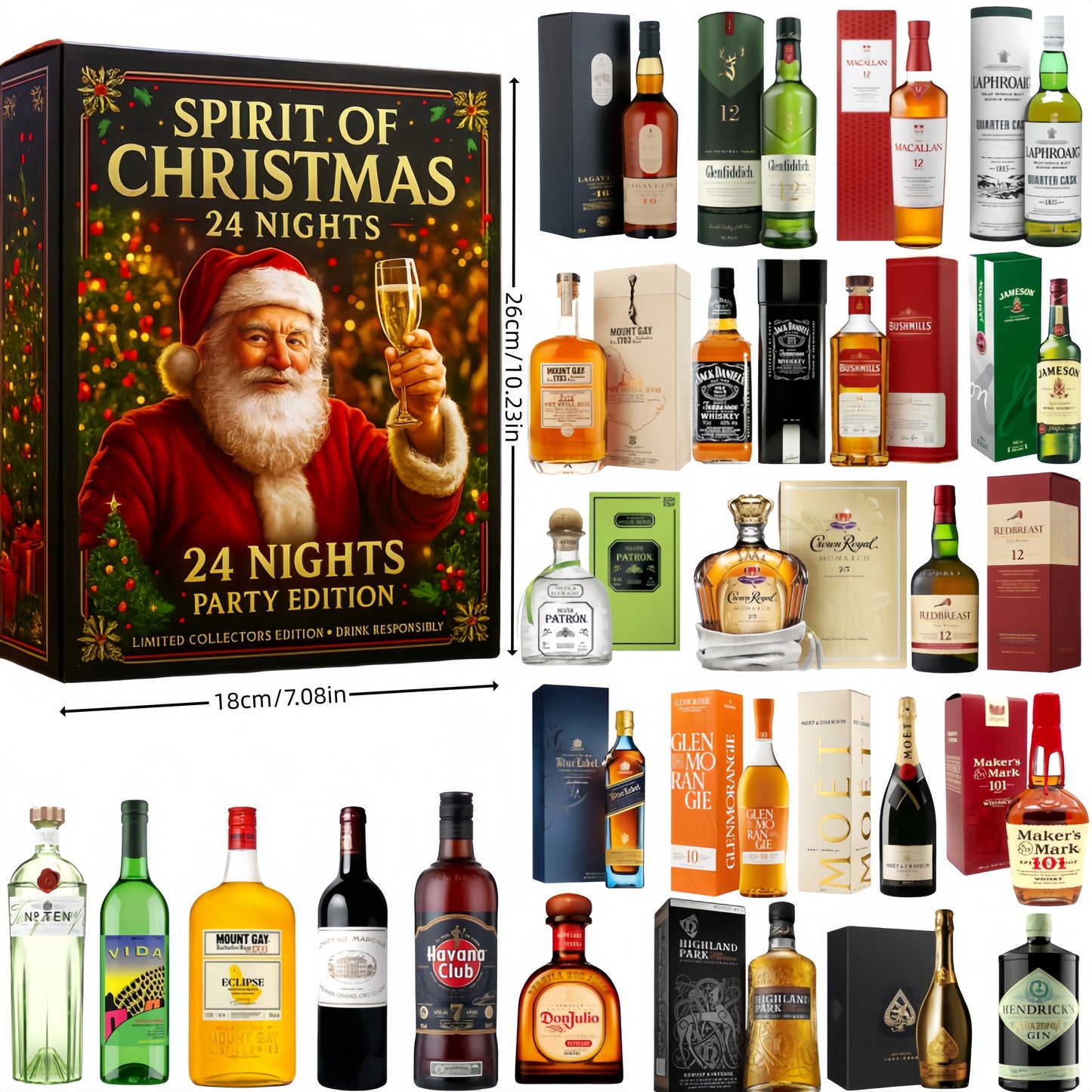 Holiday Liquor Advent Calendar · 24 Premium Tastes