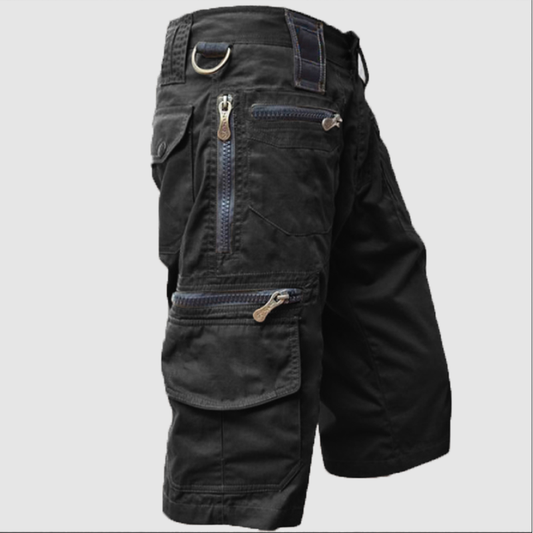 2025 Mens Zip Denim Outdoor Sports Shorts Trousers