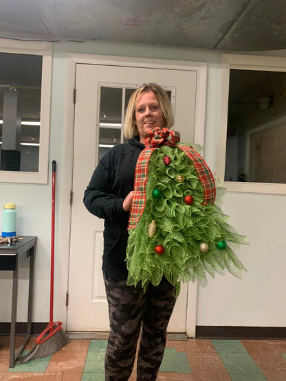 🎄Handmade Christmas Tree Wreath