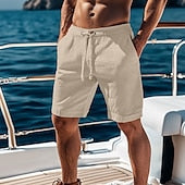 2025 new men's simple solid color shorts