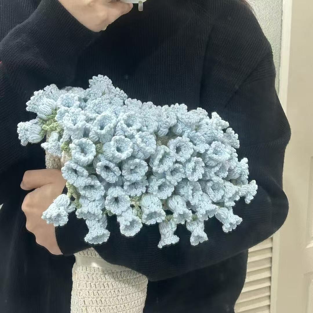 💝Thoughtful gift 50% OFF - Handmade Yarn DIY Bouquet & Blanket Material Kit