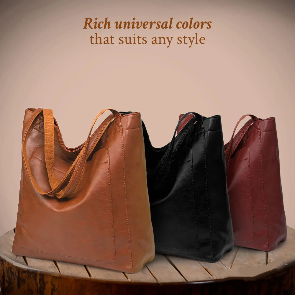 Women's Calfskin Leather Shoulder Bag