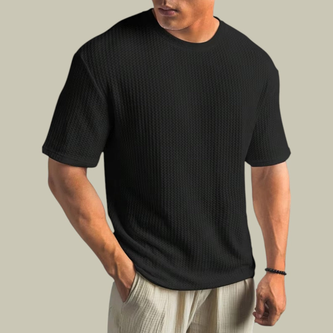 Men's Casual Waffle Shirt