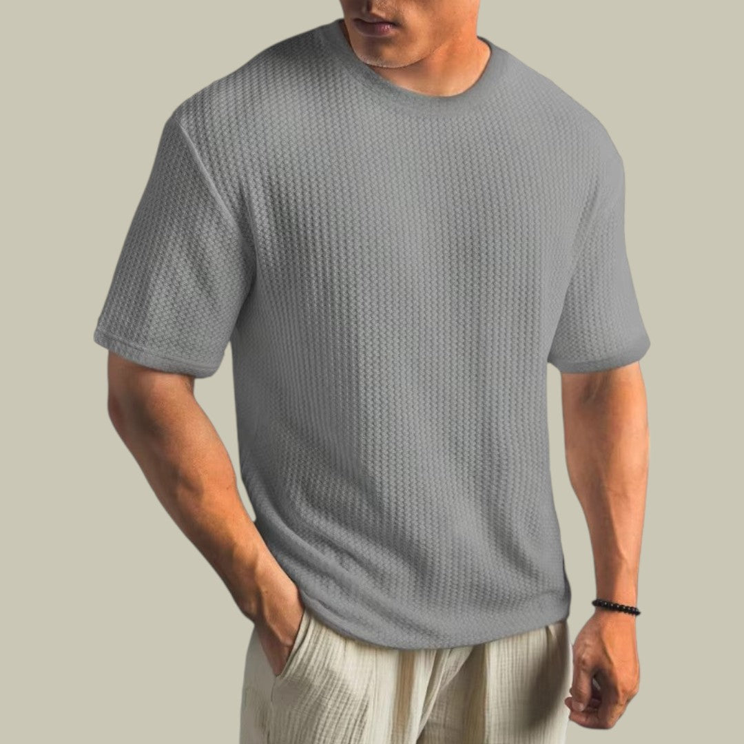 Men's Casual Waffle Shirt