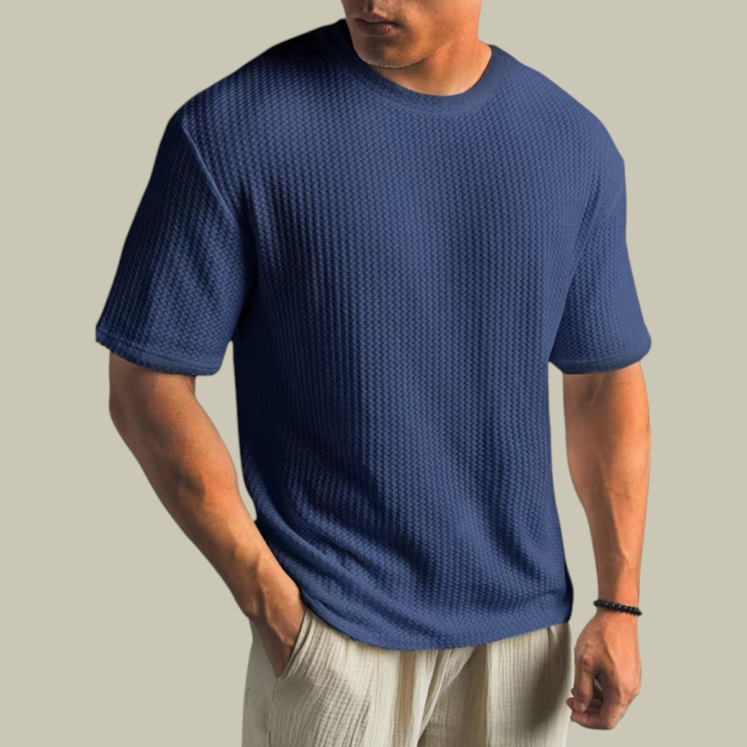 Men's Casual Waffle Shirt