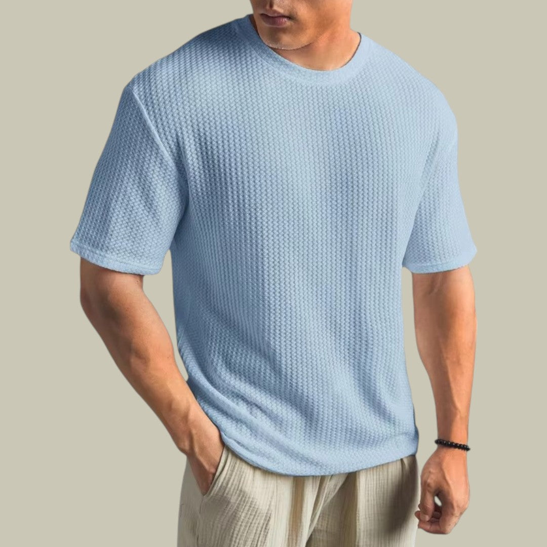 Men's Casual Waffle Shirt