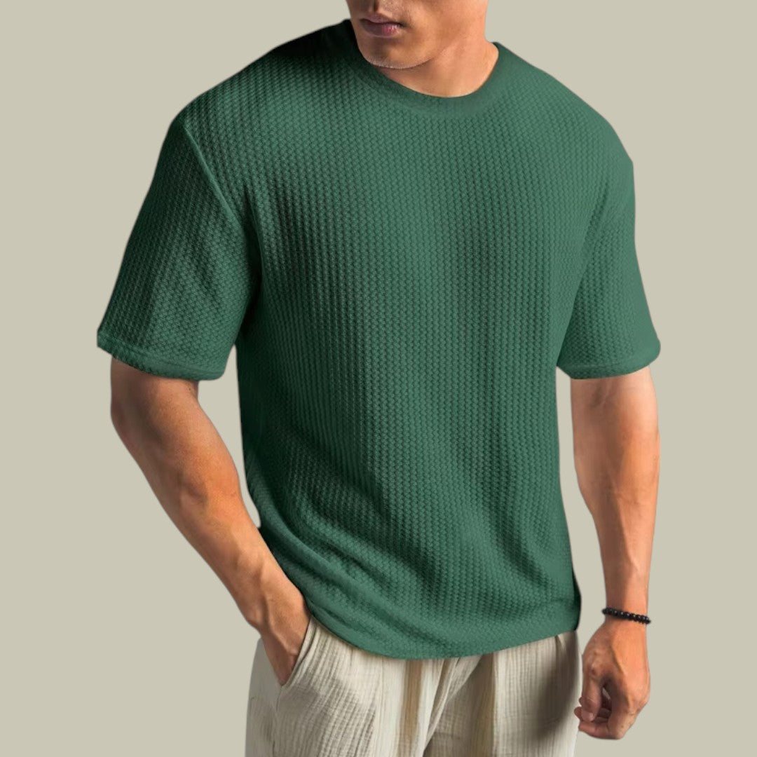 Men's Casual Waffle Shirt