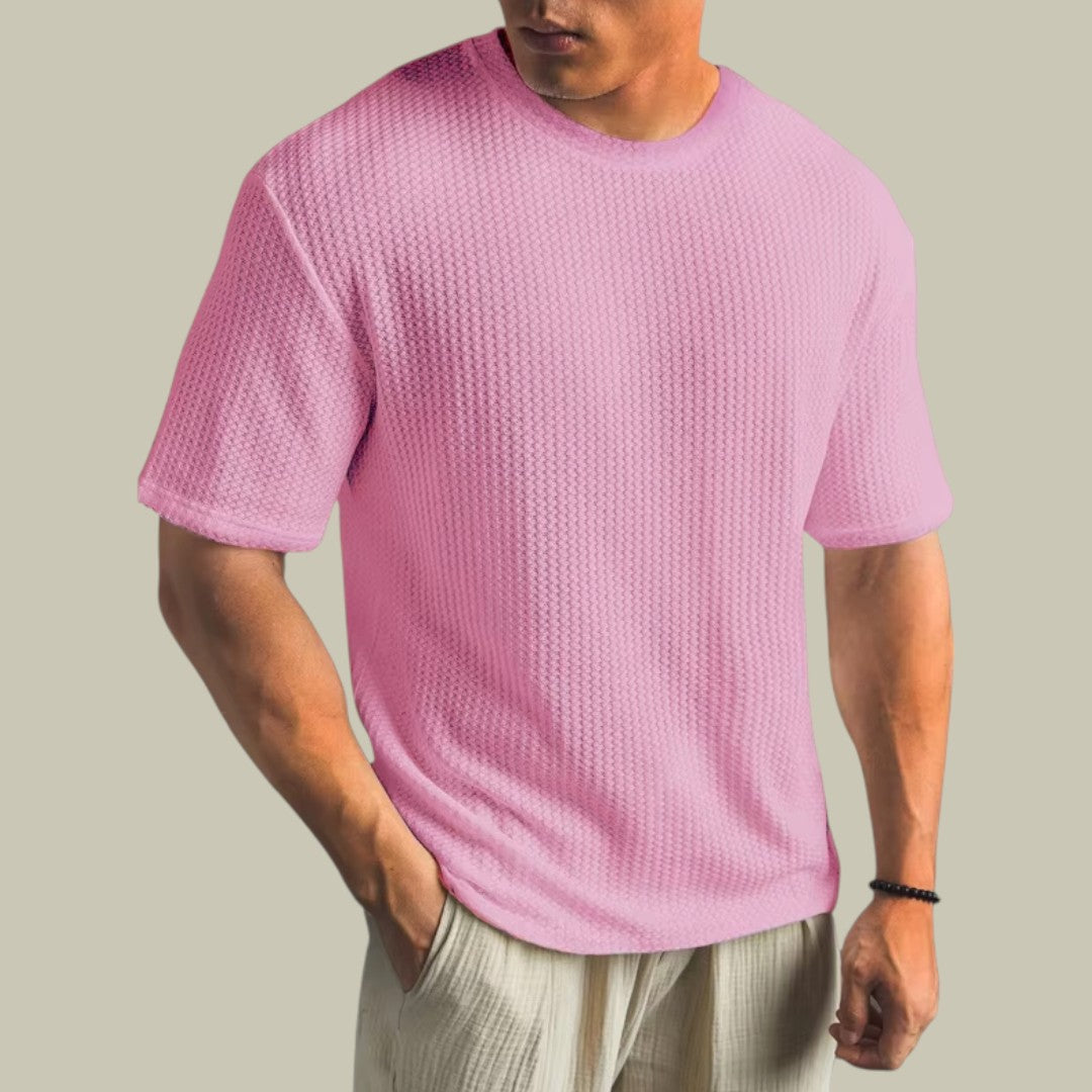Men's Casual Waffle Shirt