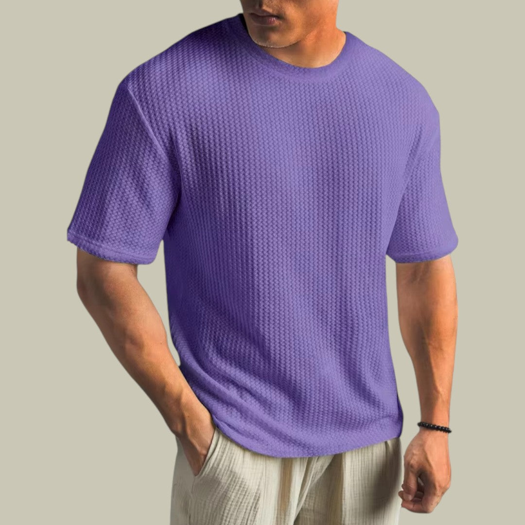 Men's Casual Waffle Shirt