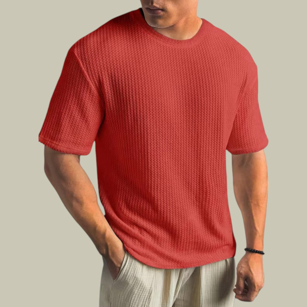 Men's Casual Waffle Shirt