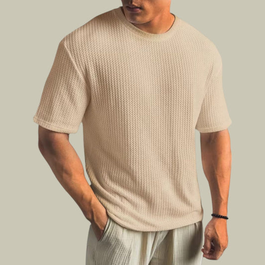 Men's Casual Waffle Shirt