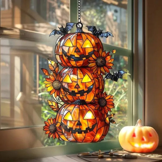 🎃Halloween Early Bird Special Sale 49% OFF -Colorful Pumpkin Window Decorations