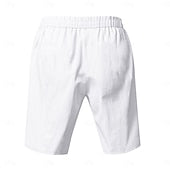 2025 new men's simple solid color shorts