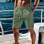 2025 new men's simple solid color shorts