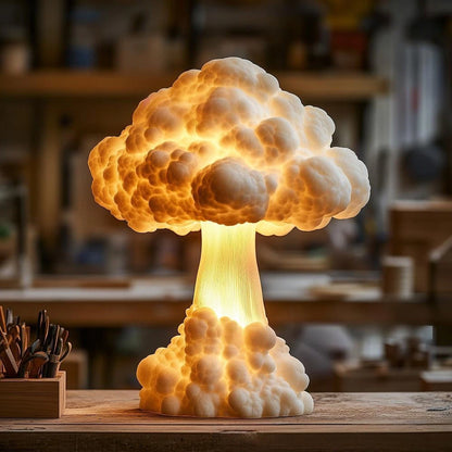 SheremArt Mushroom Cloud Lamp -A Sculptural Blast of Light That Redefines Home Decor