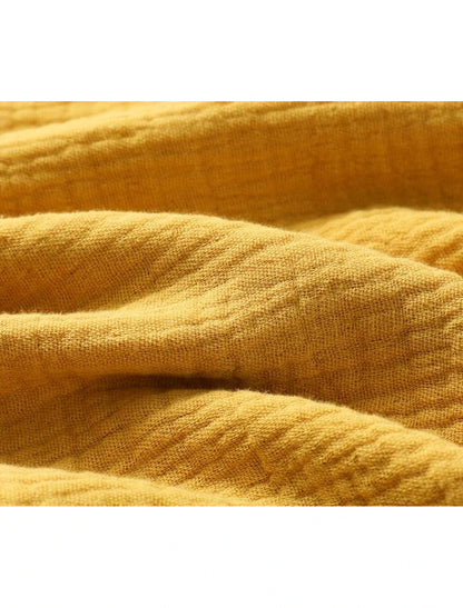 Women’s Cotton-Linen V‑Neck Mini Dress – Casual Fit