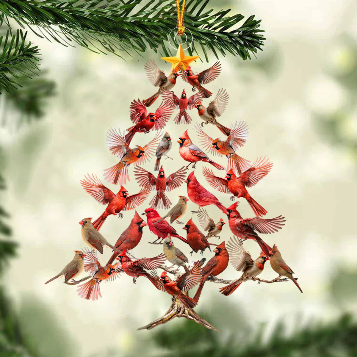 Cardinal Hanging Ornament